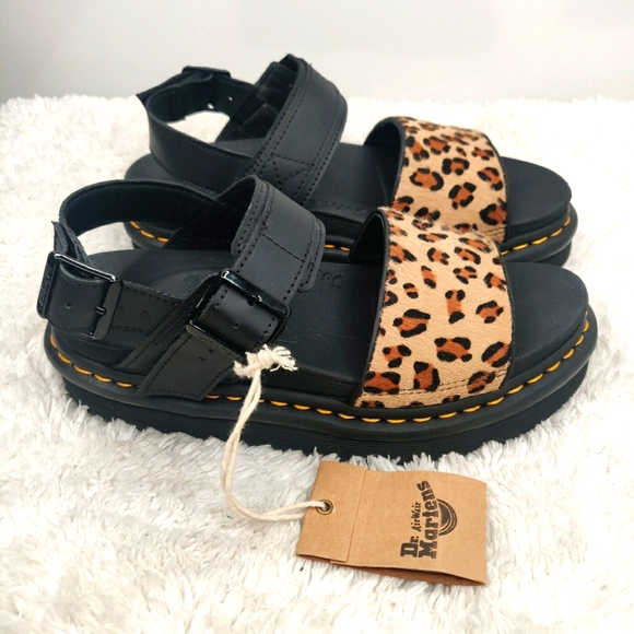 Dr. Martens Shoes - New Dr.Martens leopard print chunky sandal sz 7.5